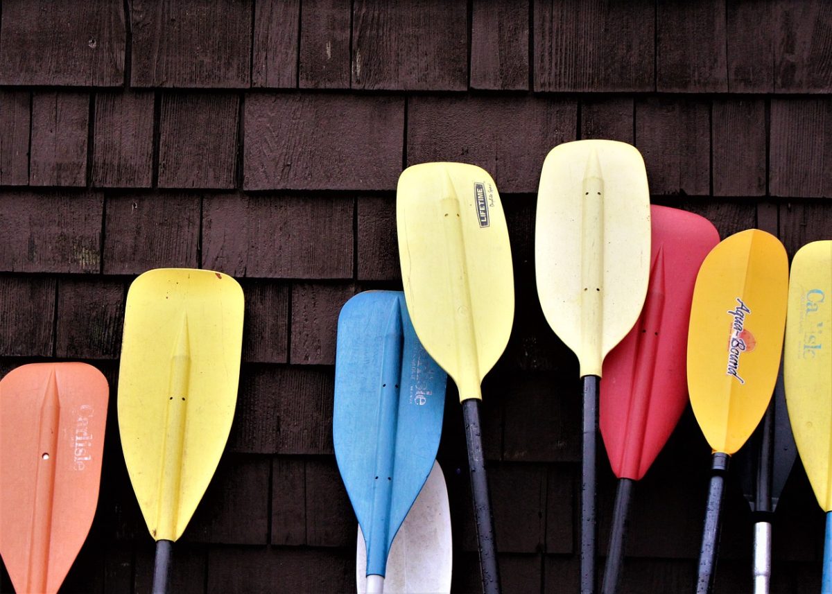 kayaking paddles